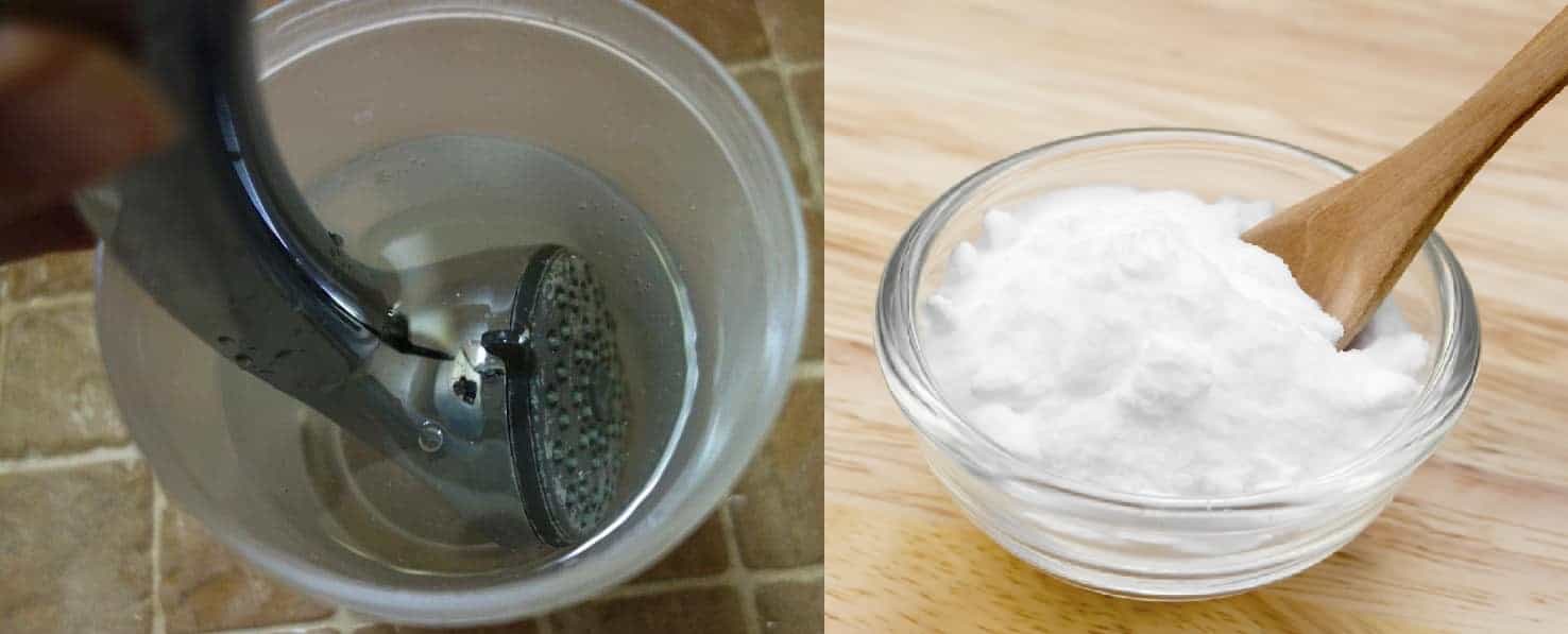 Comment nettoyer une pomme de douche au bicarbonate de soude 