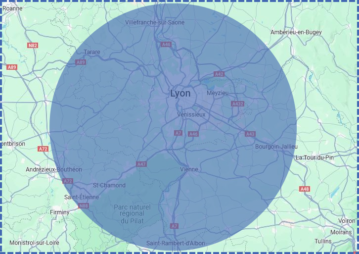 Zone d'intervention : installation pompe à chaleur par Thermocom