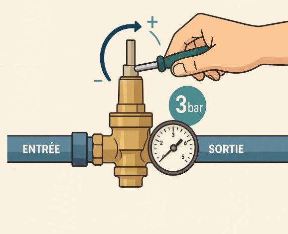 Commen régler un réducteur de pression