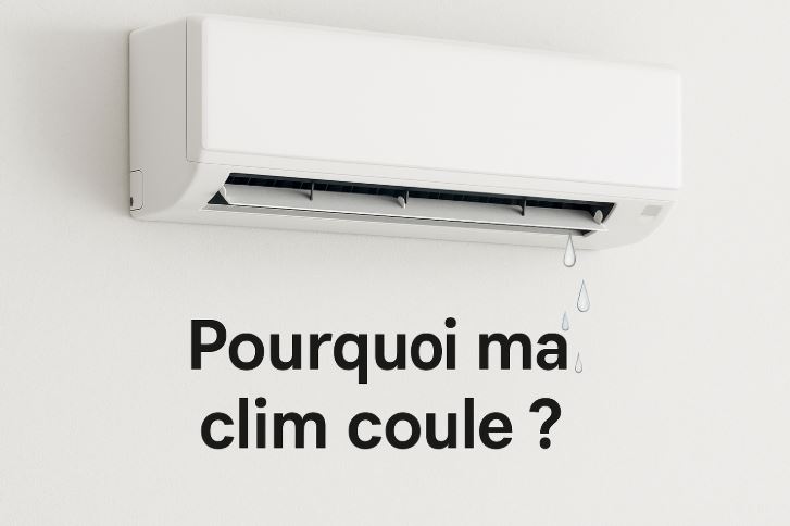 Pourquoi ma clim coule