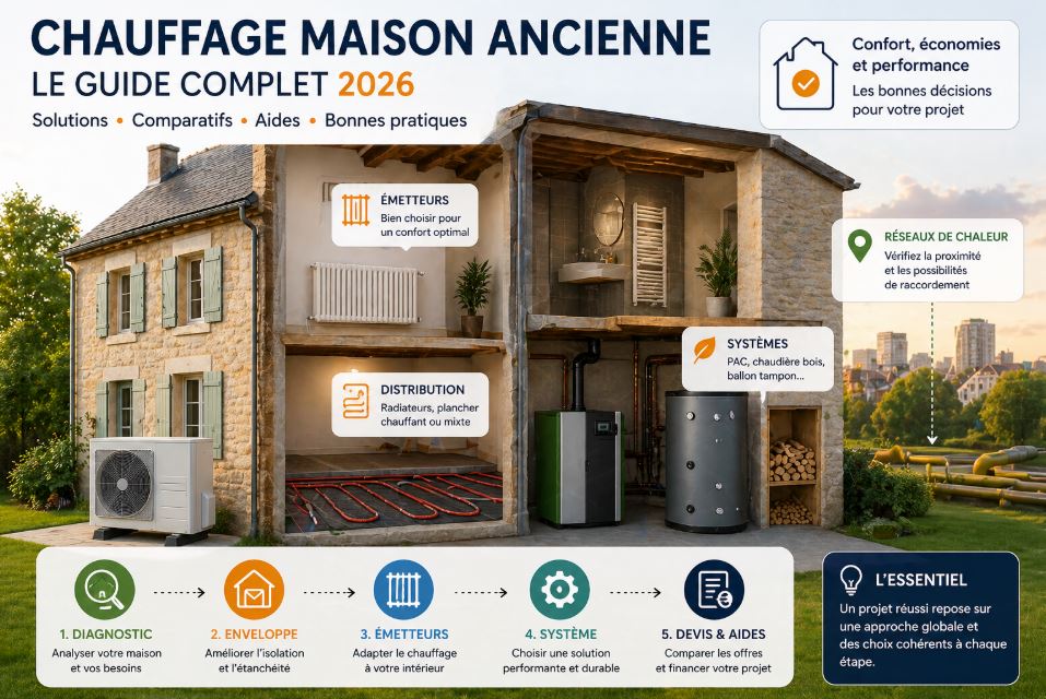 Quel chauffage en maison ancienne